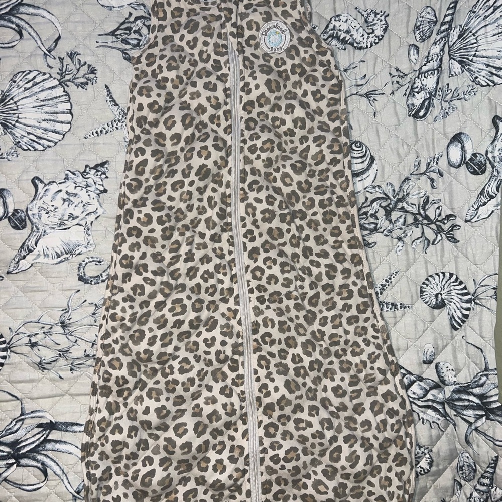 Leopard Print 12-24 Weighted Dreamland Sleepsack